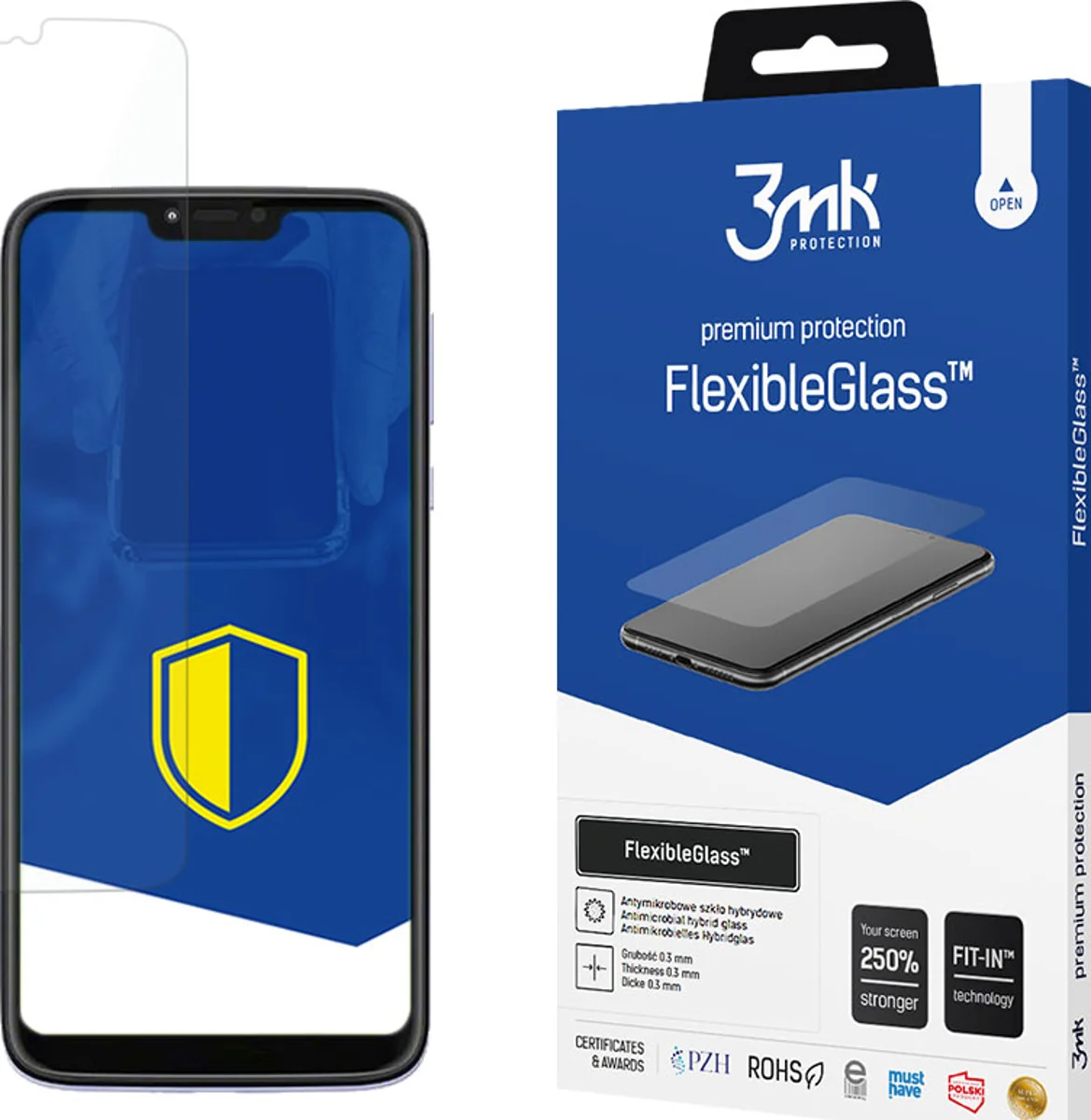Zaštitno staklo 3MK FlexibleGlass Motorola G7 Power Hybrid Glass