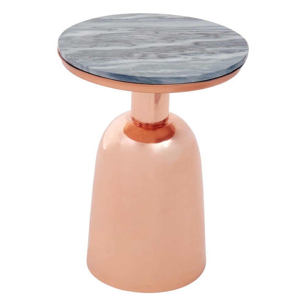 Okrugao pomoćni stol s mramornom pločom ø 48 cm Amira – Premier Housewares