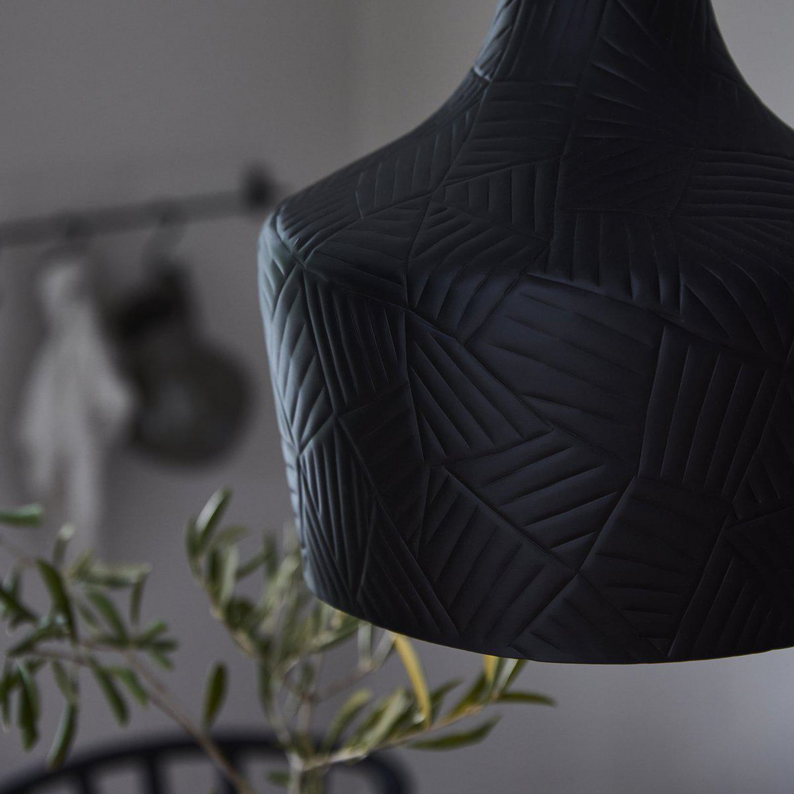 PR Home Ribble viseća lampa mat crna Ø 25cm