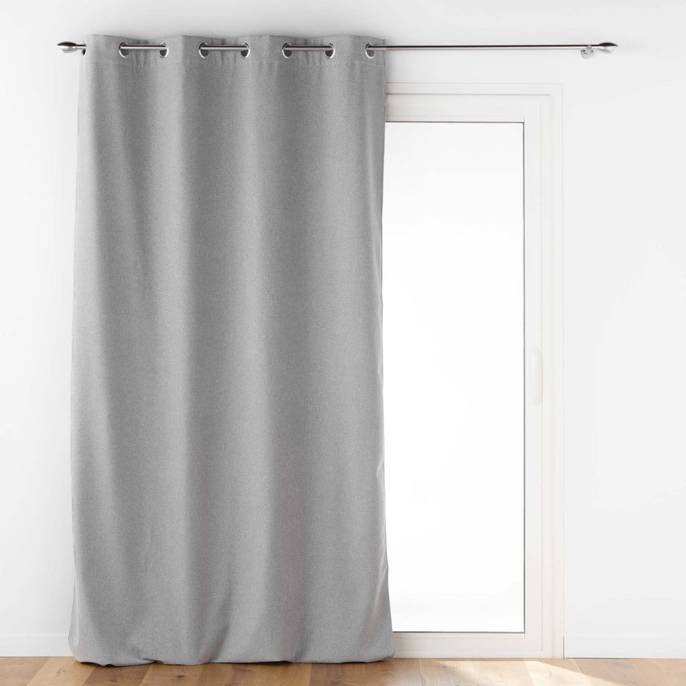 Svijetlo siva zavjesa sa zvučnom izolacijom 140x260 cm Jupiter – douceur d'intérieur