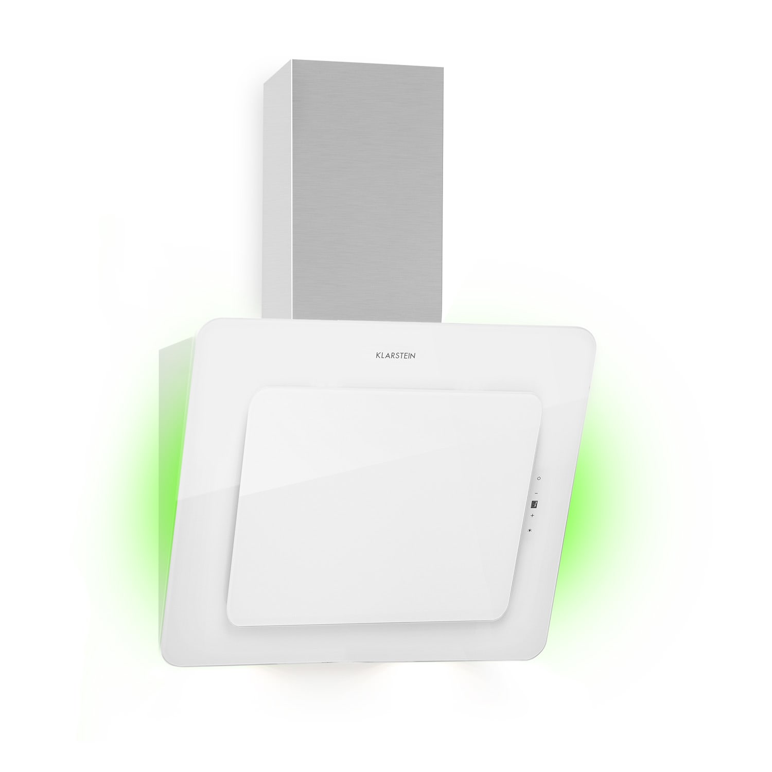 Klarstein Helena 60, kuhinjska napa, 595 m³/h, LED-zaslon, bijela