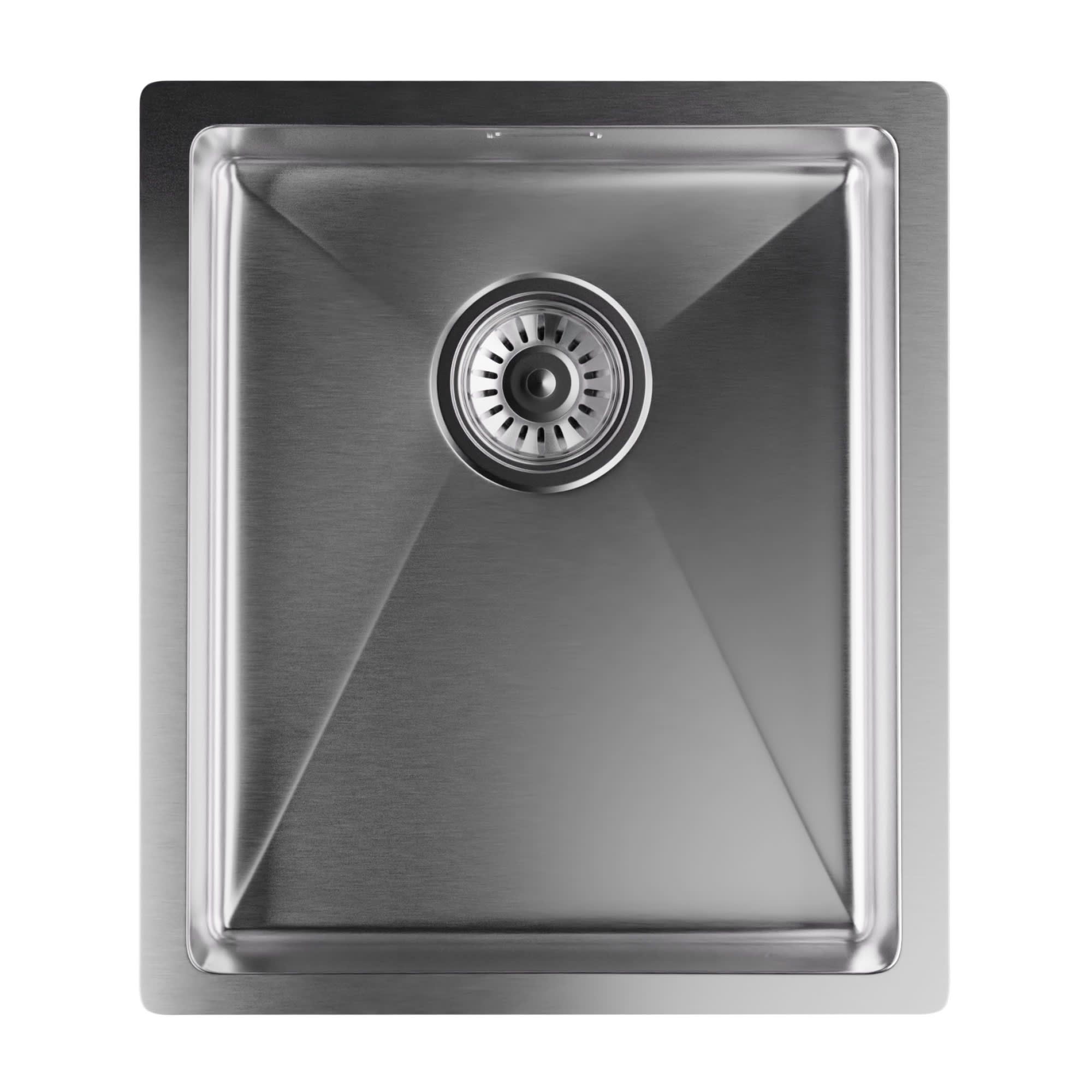 Klarstein TitanSteel kuhinjski sudoper 45 x 39 cm (DxŠ) s površinom otpornom na hrđu, ogrebotine i toplinu