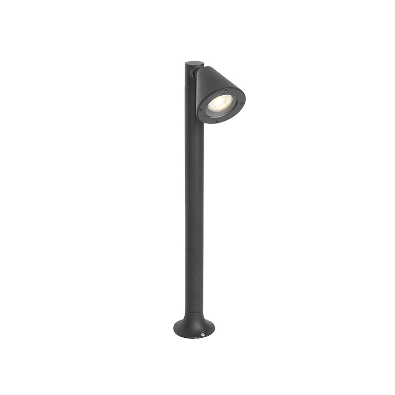 Moderna vanjska stupasta svjetiljka crna 60 cm IP44 podesiva - Ciara