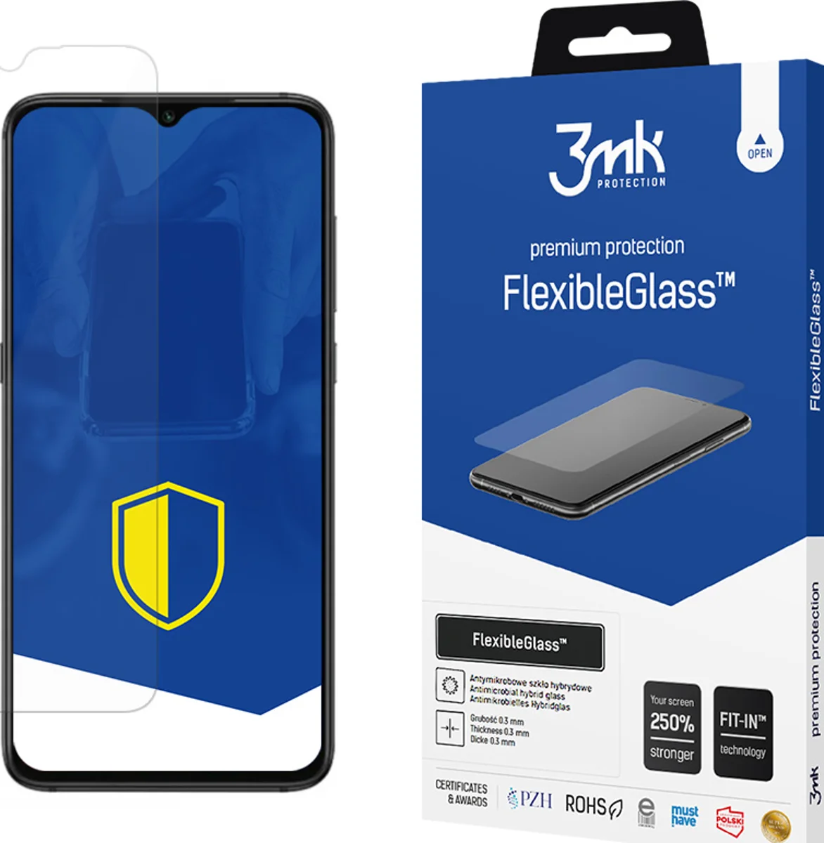 Zaštitno staklo 3MK FlexibleGlass Xiaomi Redmi 9A Hybrid Glass