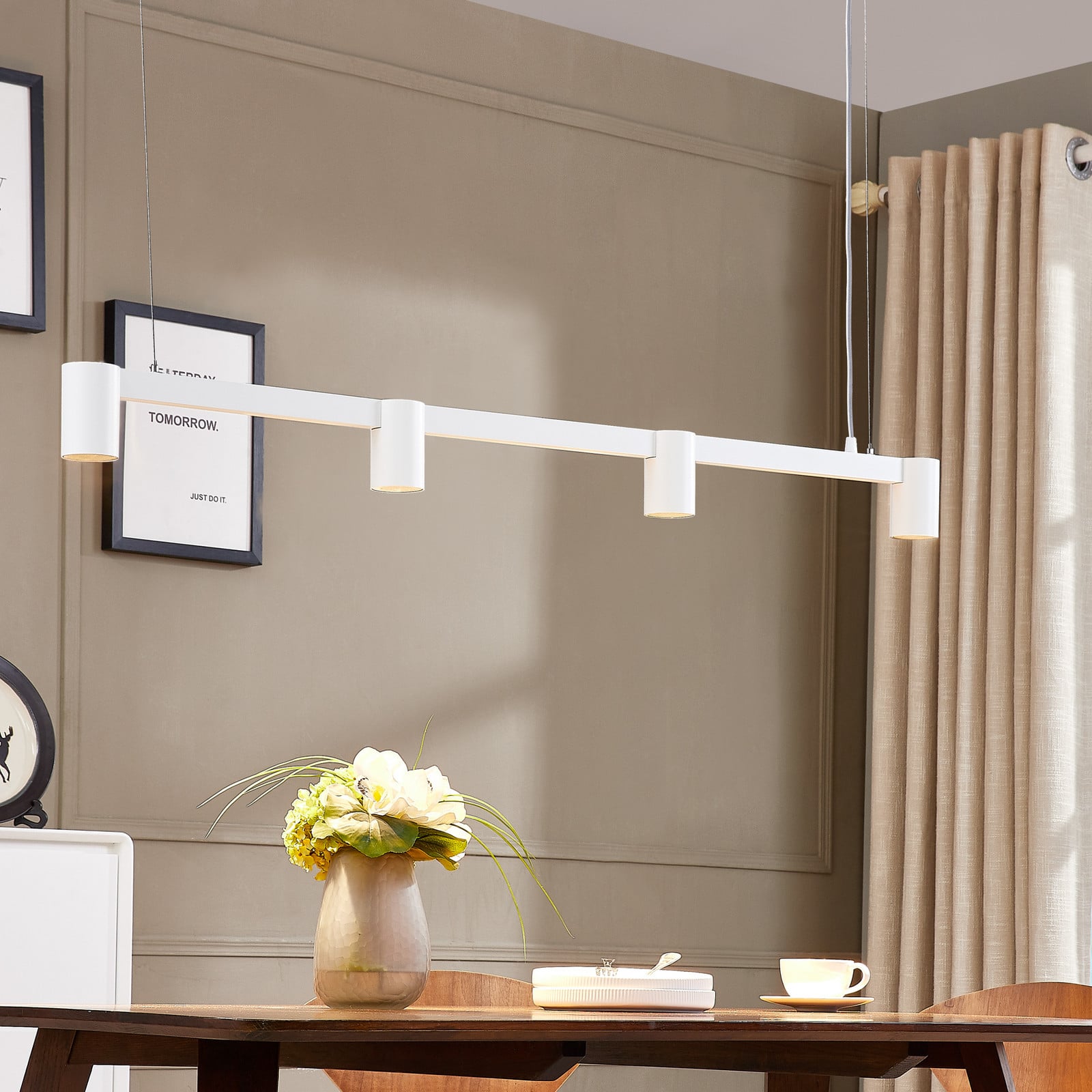 Arcchio Brinja viseća svjetiljka bijela 4 sijalice izdužena