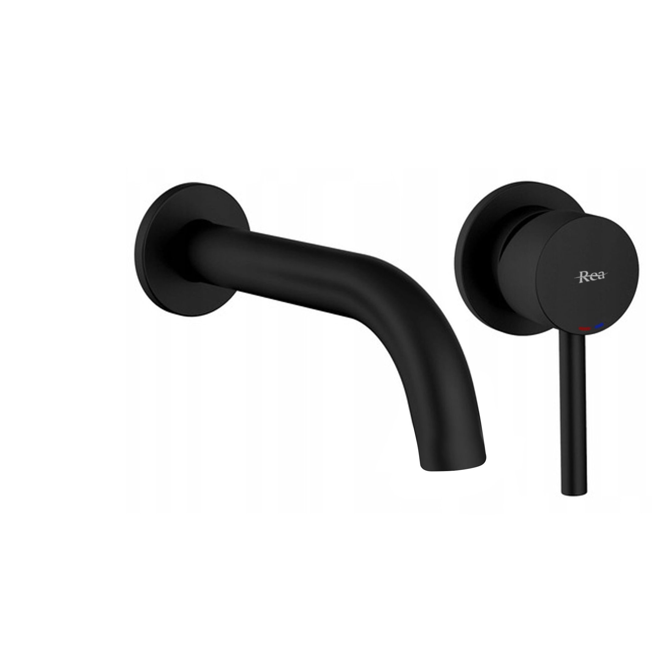 Rea Lungo Black Mat podžbukna slavina crna mat +  BOX