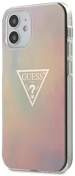 Maska Guess iPhone 12 mini 5,4" Pink hardcase Tie & Die Collection (GUHCP12SPCUMCGG01)