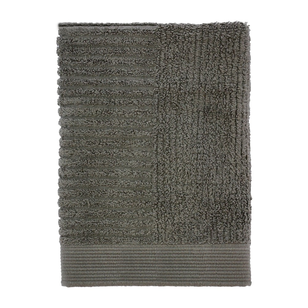 Kaki zeleni pamučan ručnik od frotira 50x70 cm Classic – Zone