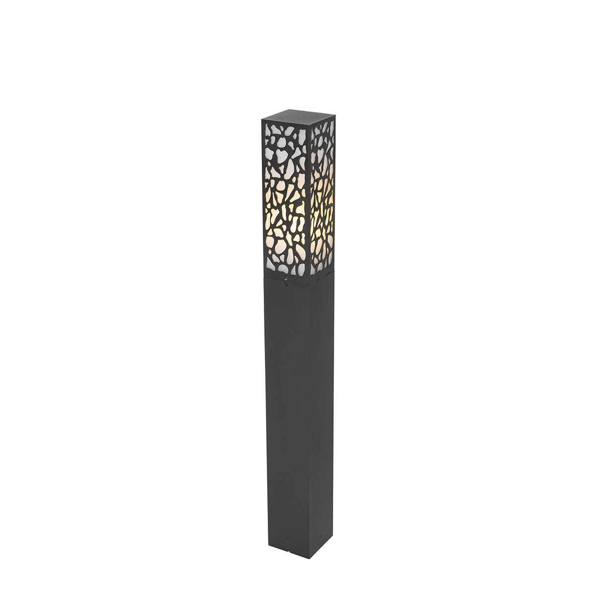 Moderna vanjska stupasta svjetiljka crna 90 cm IP44 - Nicole