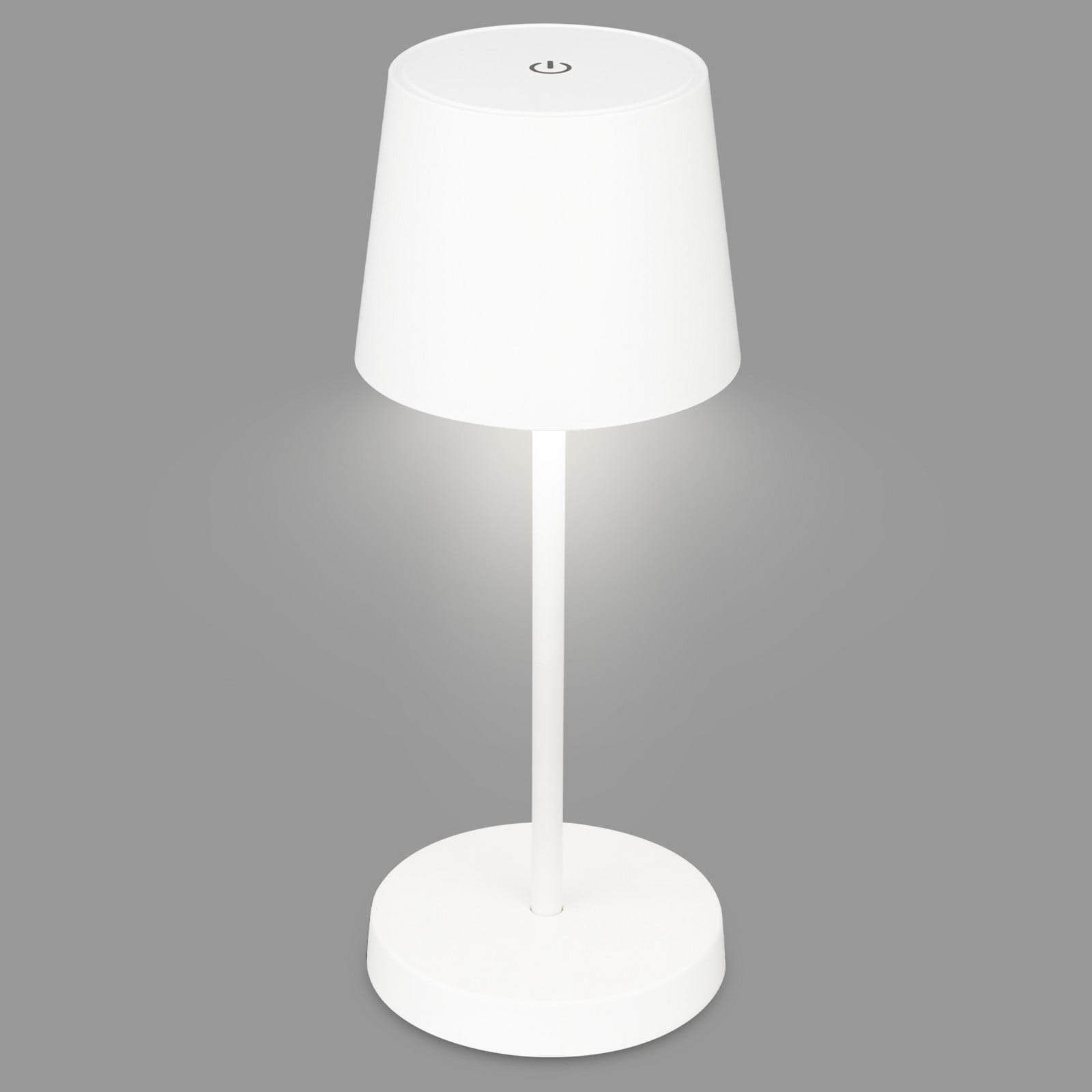 Piha LED stolna lampa na baterije, bijela