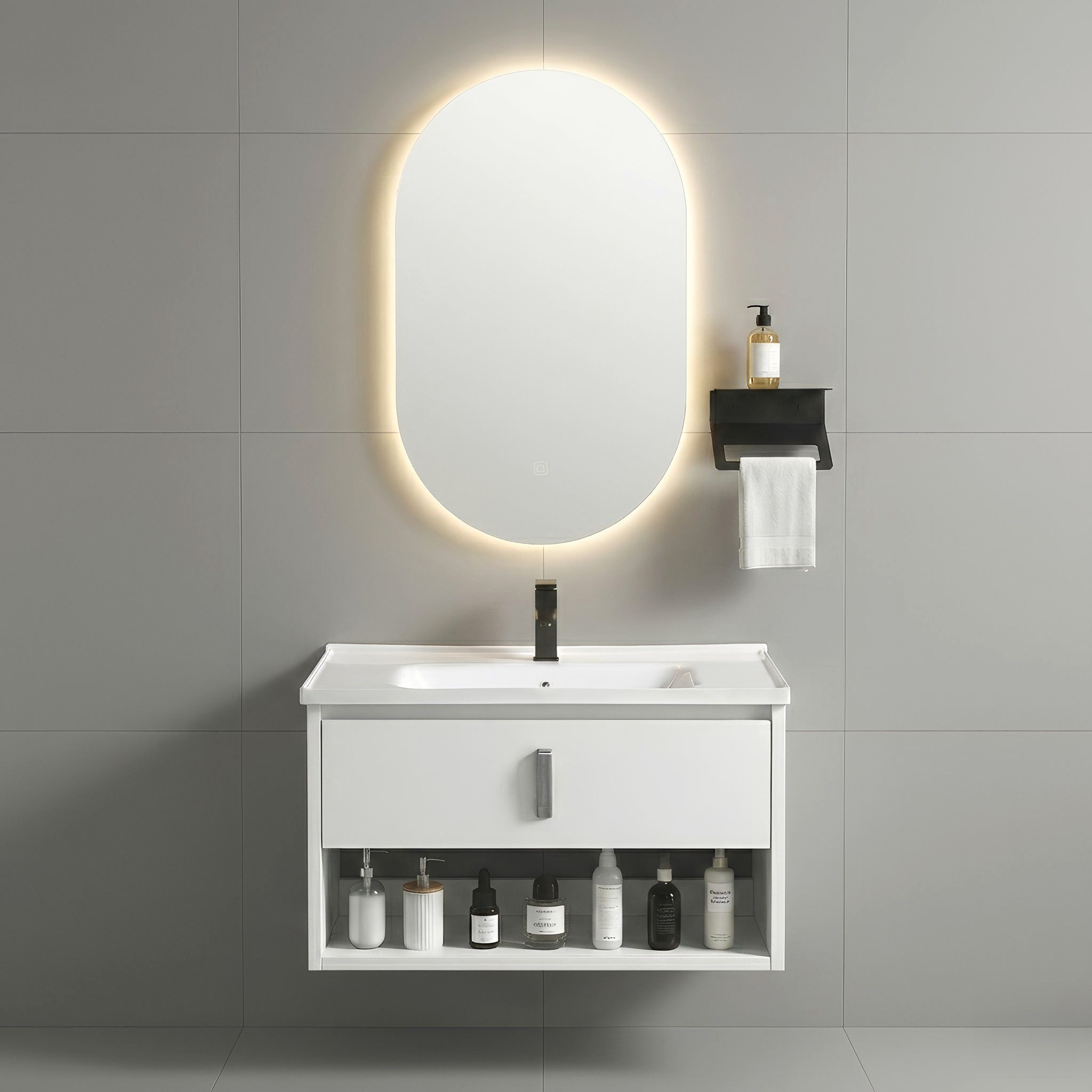 Set kupaonskog namještaja s umivaonikom Toledo 60cm White