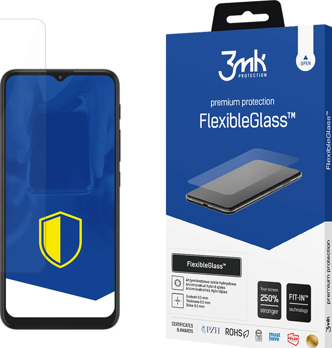 Zaštitno staklo 3MK FlexibleGlass Motorola Moto G9 Play Hybrid Glass