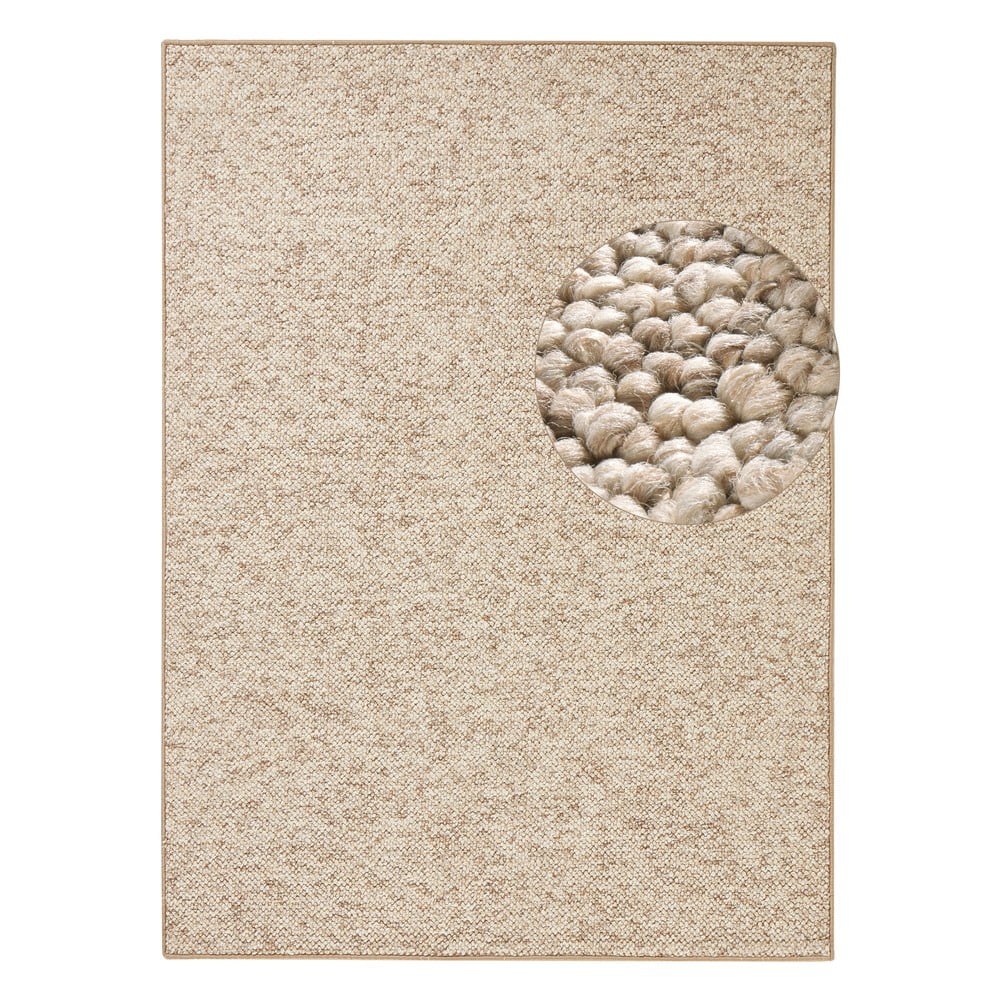 Svjetlo smeđi tepih 60x90 cm Wolly – BT Carpet
