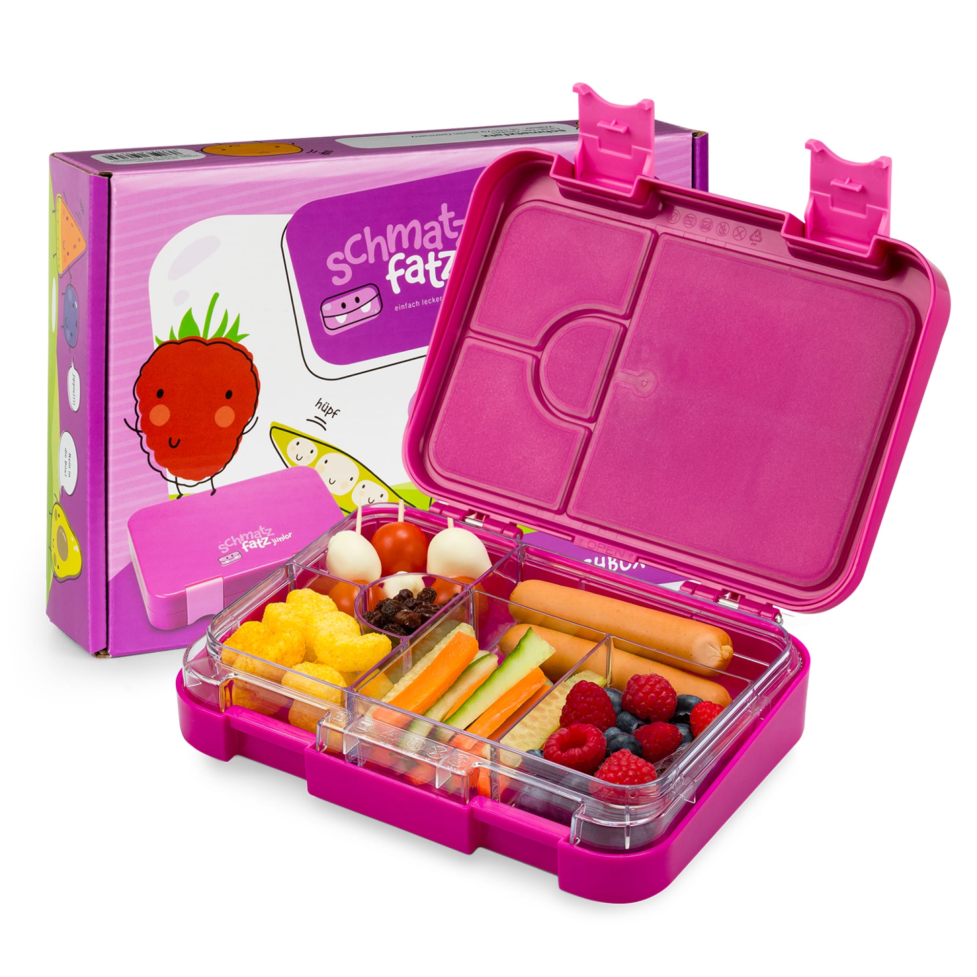 Klarstein Junior Lunchbox, 6 pretinaca, 21,3 x 15 x 4,5 cm (Š x V x D), bez BPA