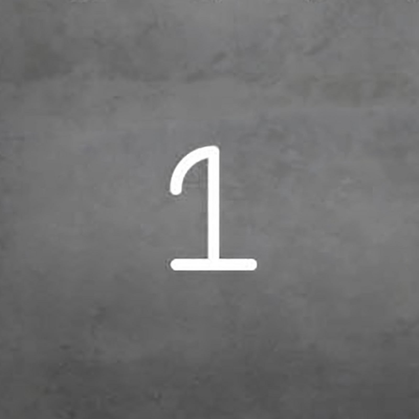 Artemide Alphabet of Light zidna lampa broj 1