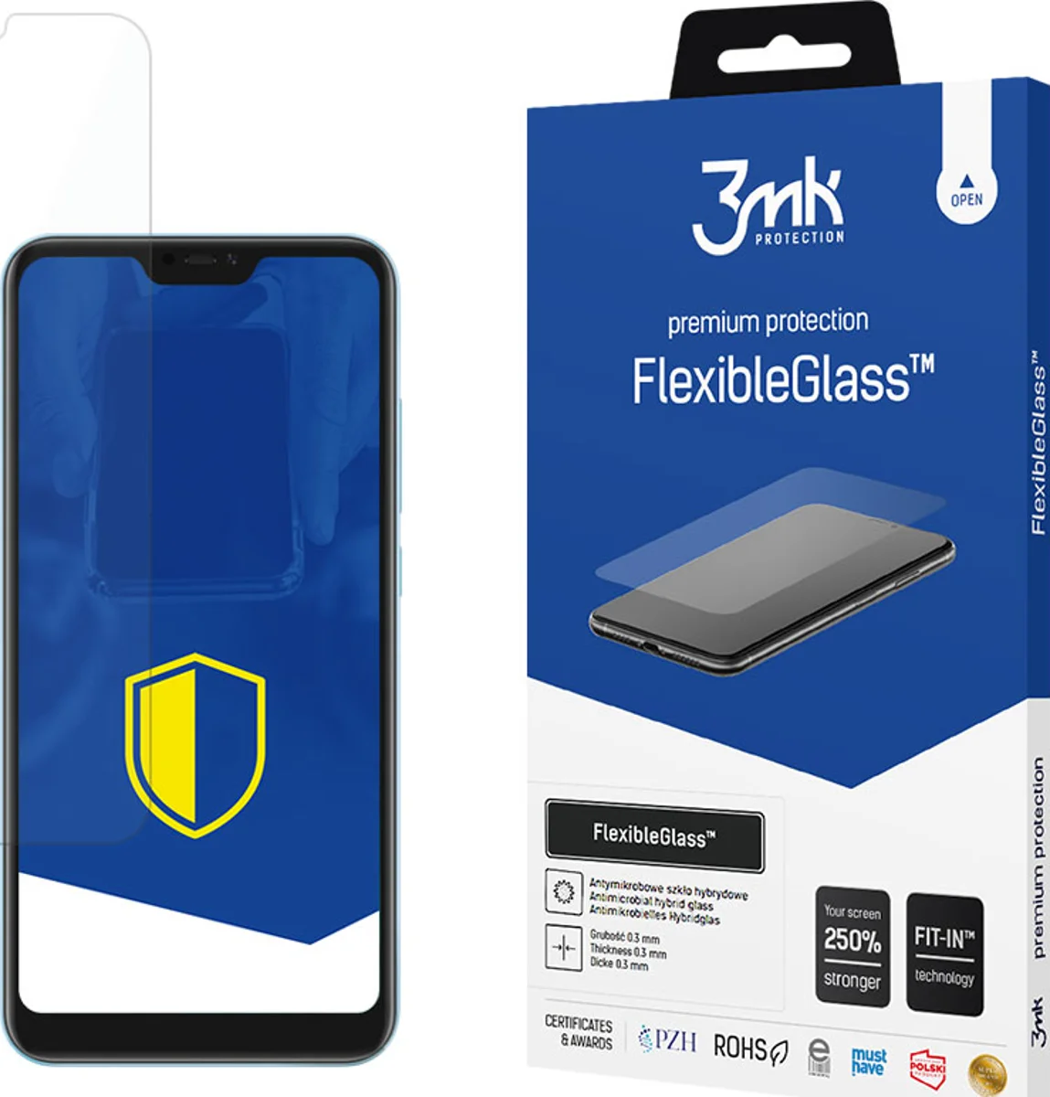 Zaštitno staklo 3MK FlexibleGlass Xiaomi Mi A2 Lite Global Hybrid Glass
