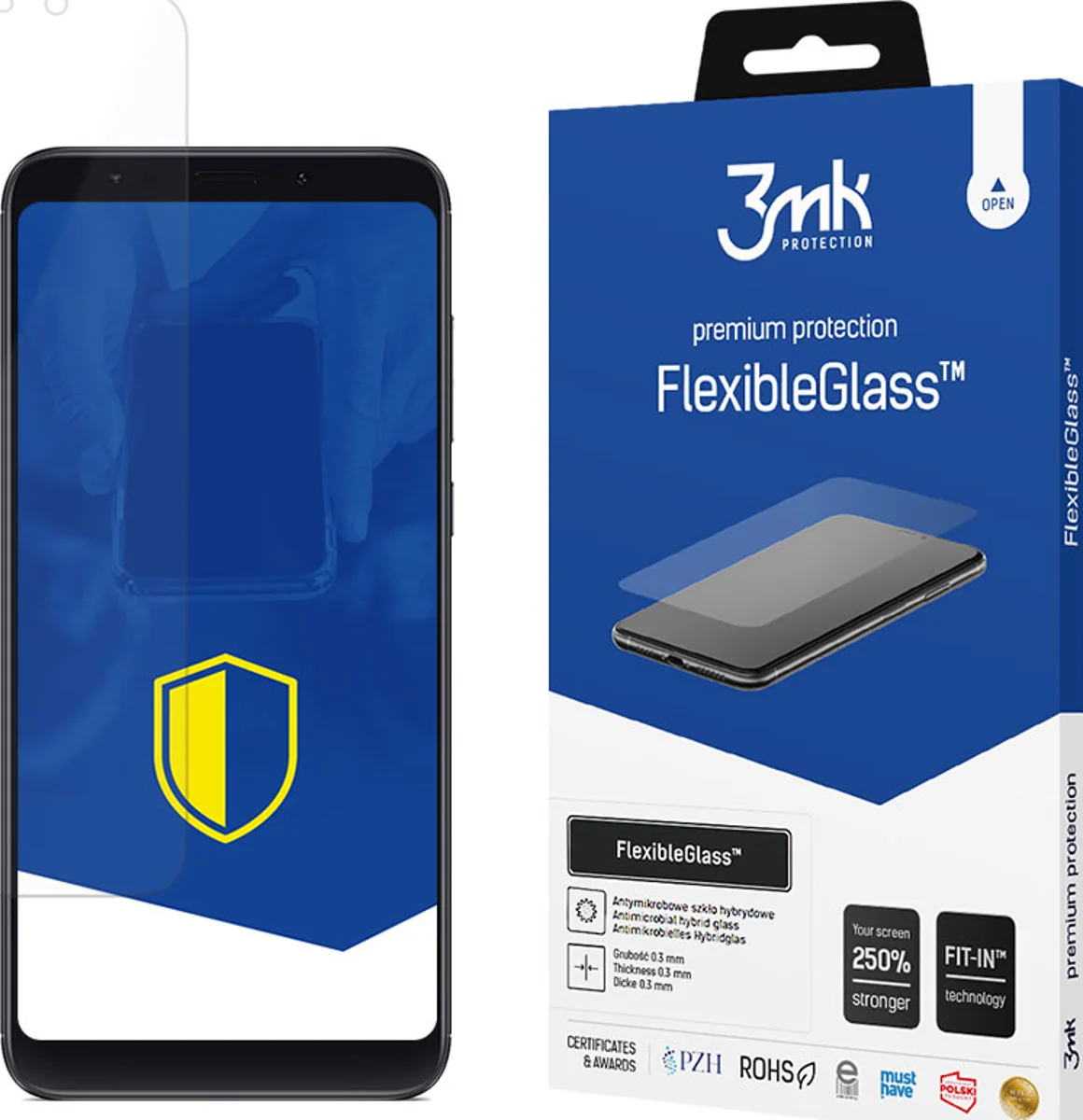 Zaštitno staklo 3MK FlexibleGlass Xiaomi Redmi 5 Plus Hybrid Glass