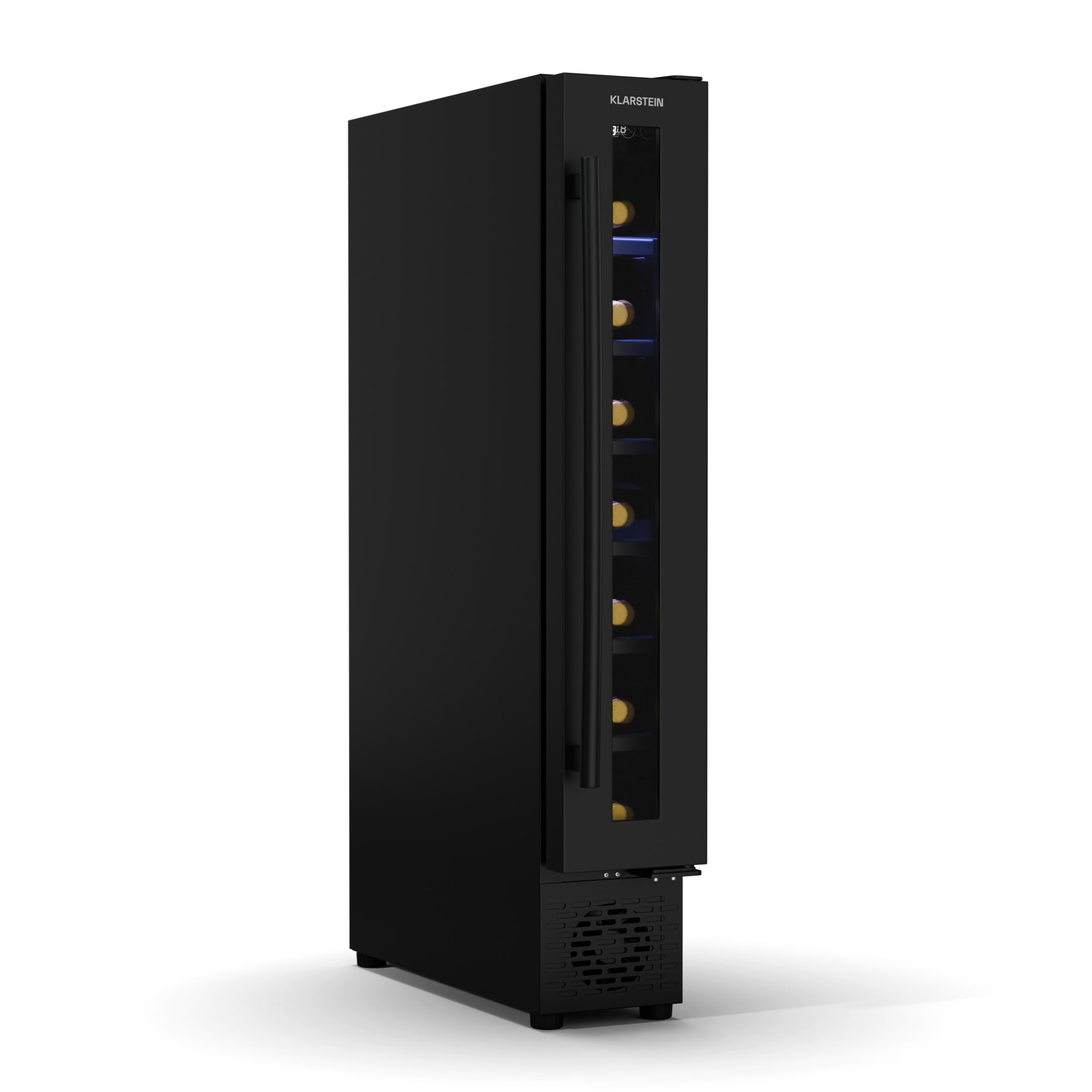 Klarstein Vinovilla 7 Uno hladnjak za vino, 1 zona hlađenja, 7 boca, drvene police, 5-18 °C