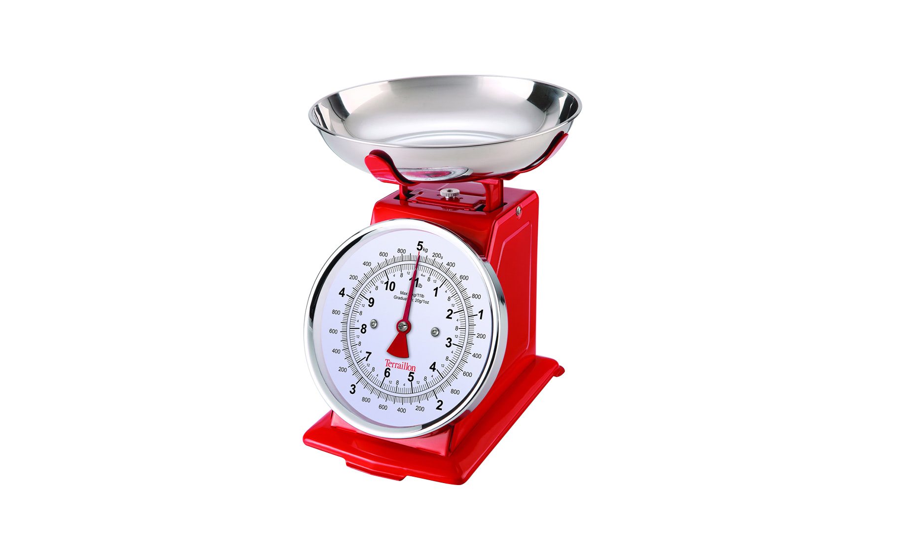 Terraillon TRADITION 500 RED kuhinjska vaga