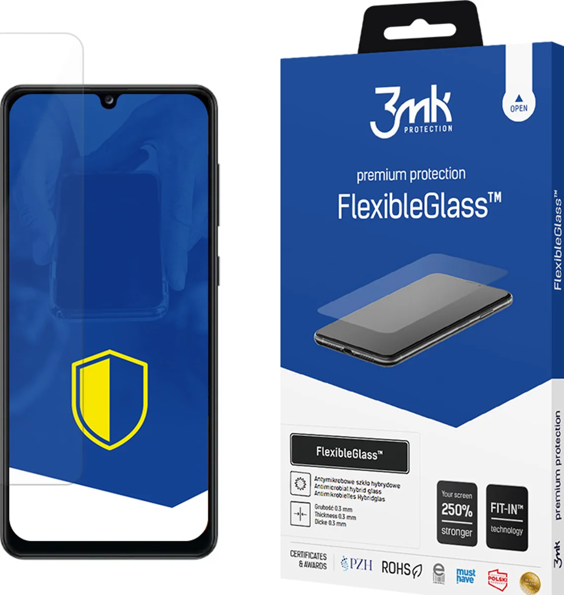 Zaštitno staklo 3MK FlexibleGlass Samsung A326 A32 Hybrid Glass