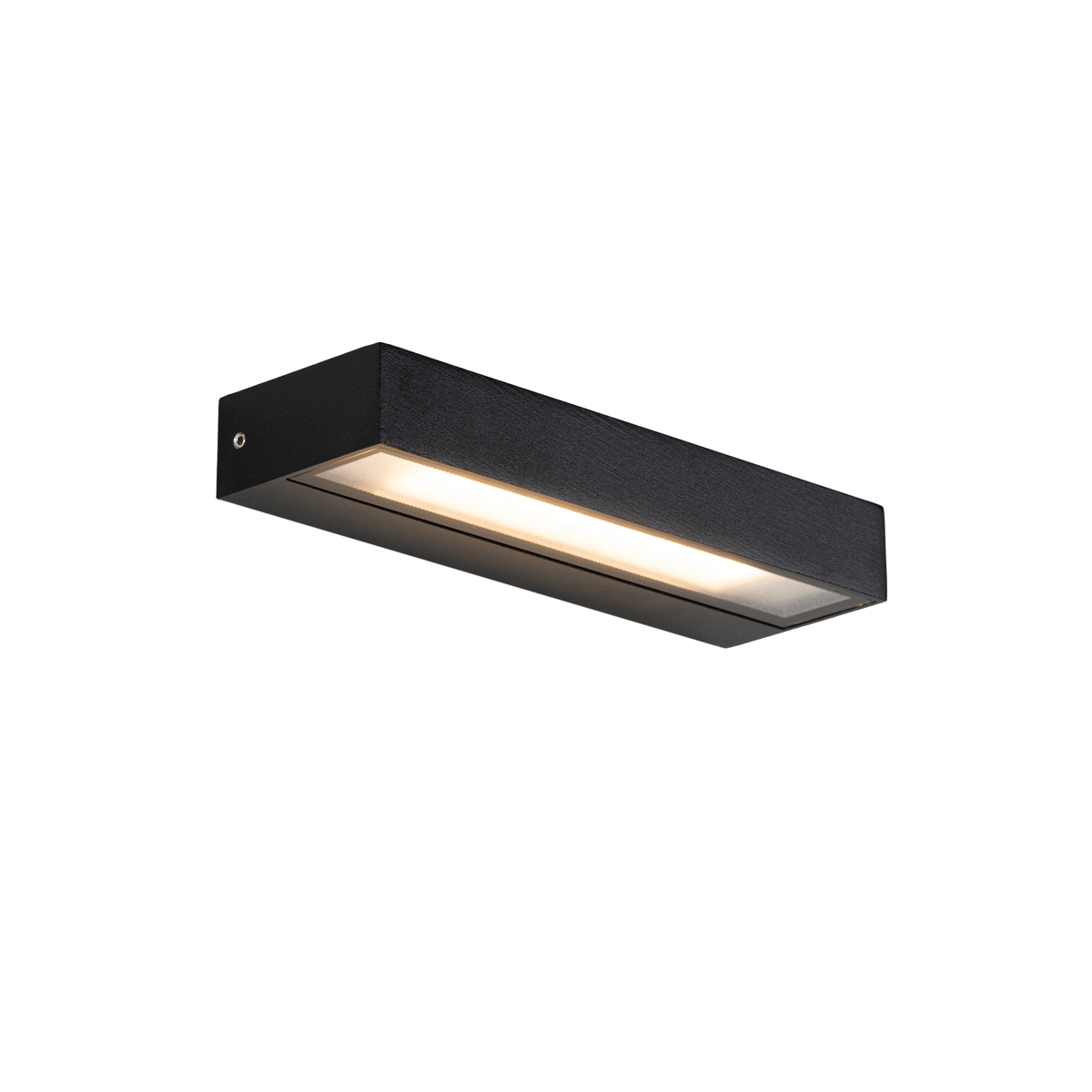 Moderna zidna svjetiljka crna 22 cm uklj. LED IP65 - Hannah