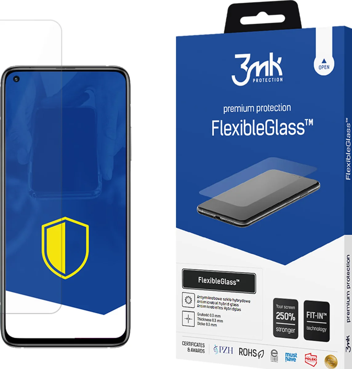 Zaštitno staklo 3MK FlexibleGlass Xiaomi Mi 10T 5G /Mi 10T Pro 5G Hybrid Glass (5903108318204)