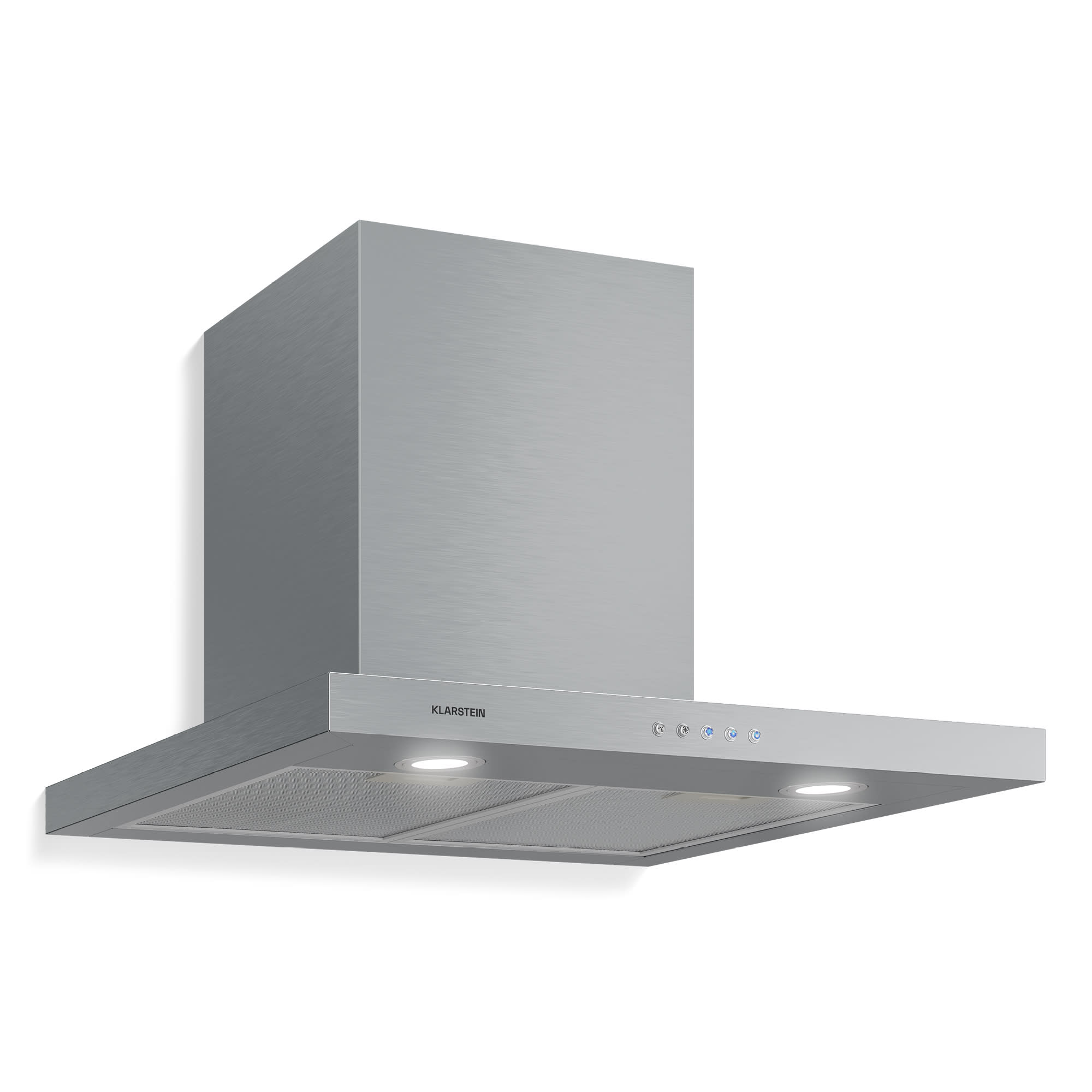 Klarstein Limelight, napa, 60 cm, zidna napa, 600 m³ / h, nehrđajući čelik