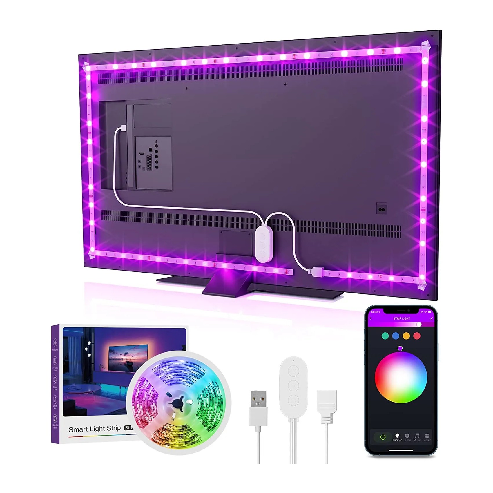 Pametna WiFi LED traka - 2,8m