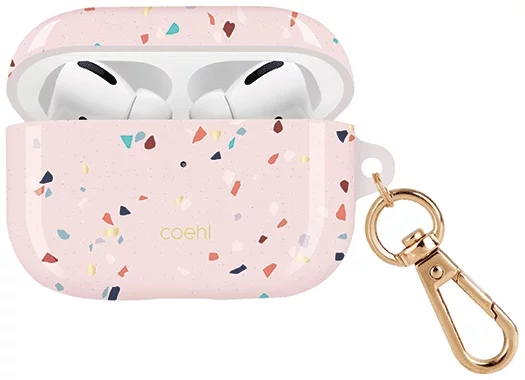 Maska UNIQ Coehl Terrazzo AirPods Pro blush pink (UNIQ-AIRPODSPRO-TEZPNK)