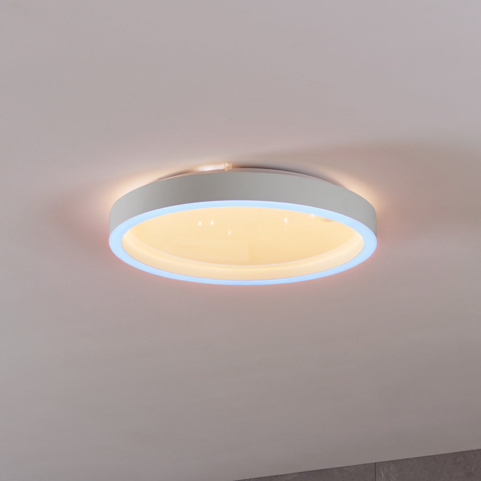 EGLO connect Montemorelos-Z, RGBW, bijela, Ø42cm