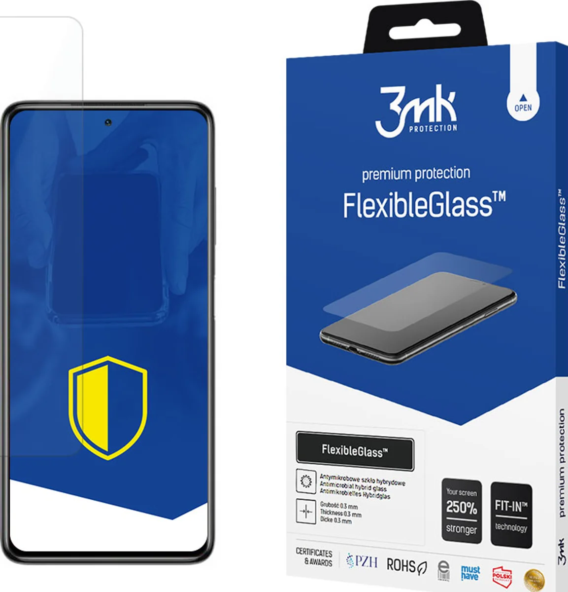 Zaštitno staklo 3MK FlexibleGlass Xiaomi Poco X3 Hybrid Glass (5903108305686)