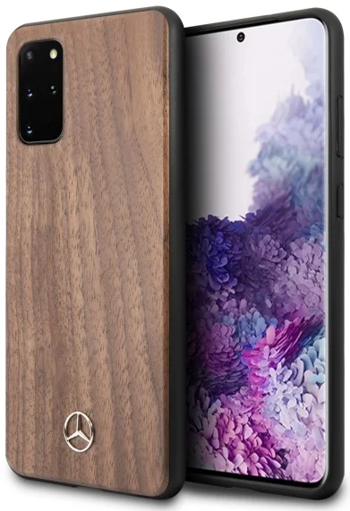 Maska Mercedes S20+ G985 hard case brown Wood Line Walnut  MEHCS67VWOLB