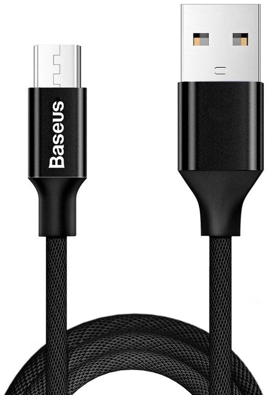 Kabel Baseus Yiven Micro USB cable 150cm 2A - Black (6953156260733)