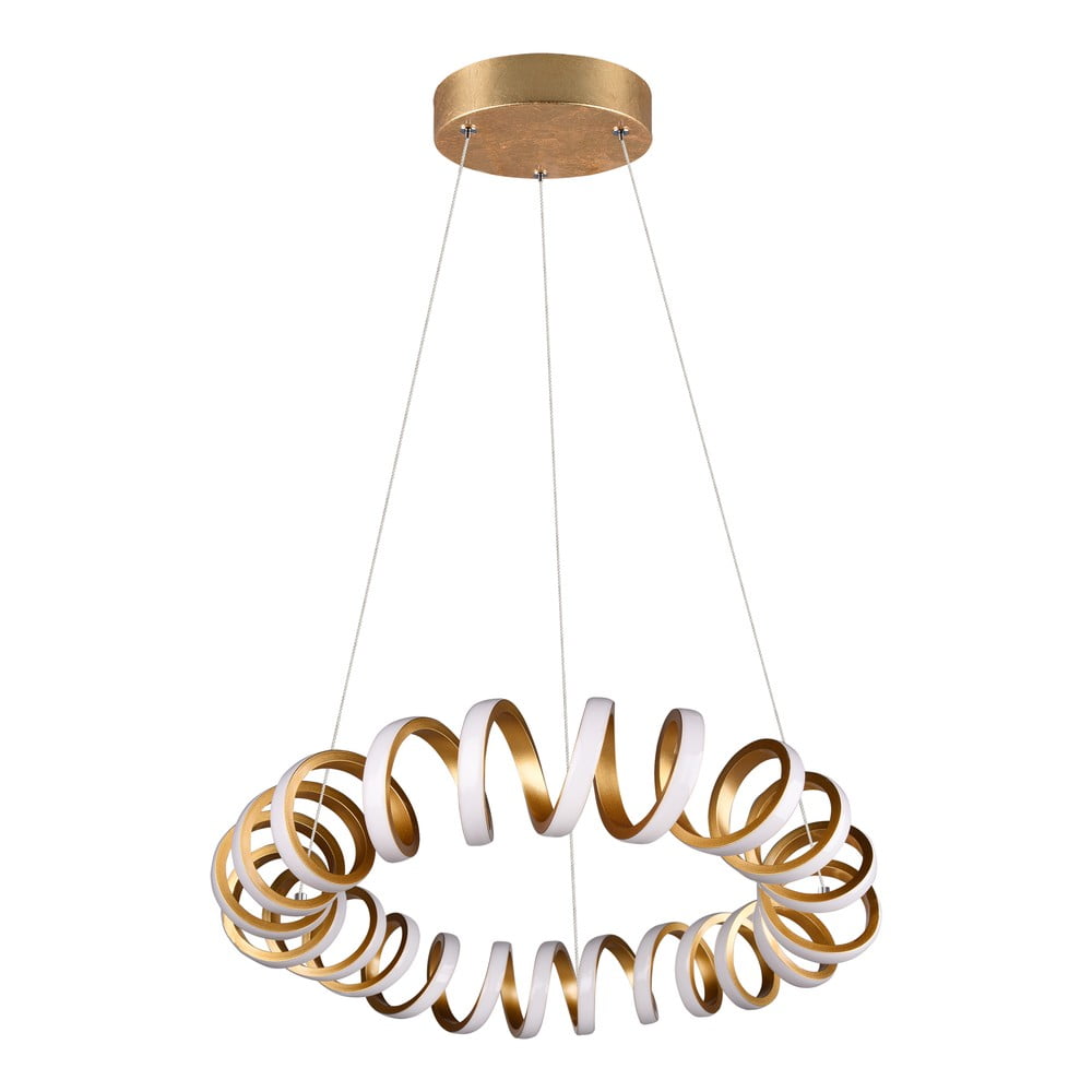 LED viseća svjetiljka u zlatnoj boji ø 55 cm Curl – Trio