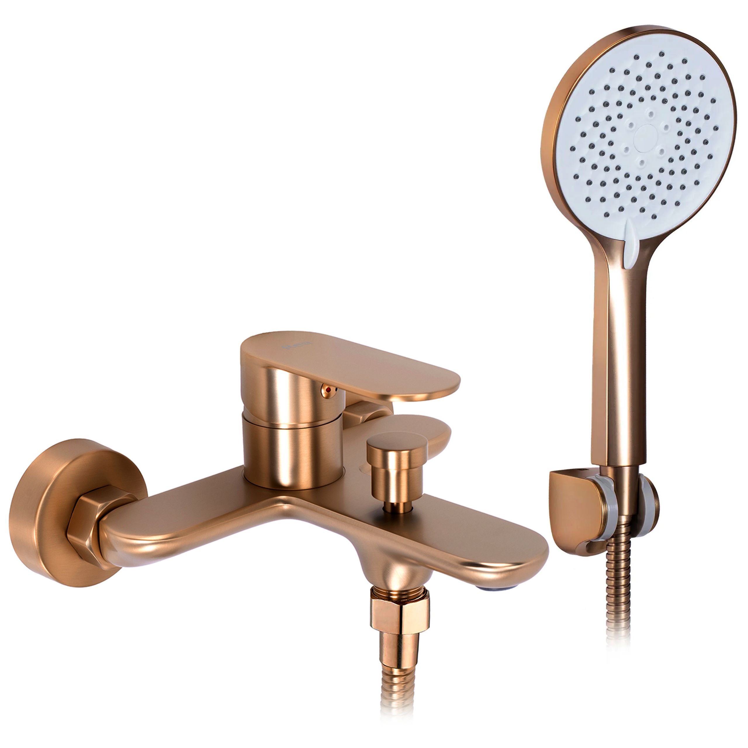 REA DROP Brush Copper miješalica za kadu