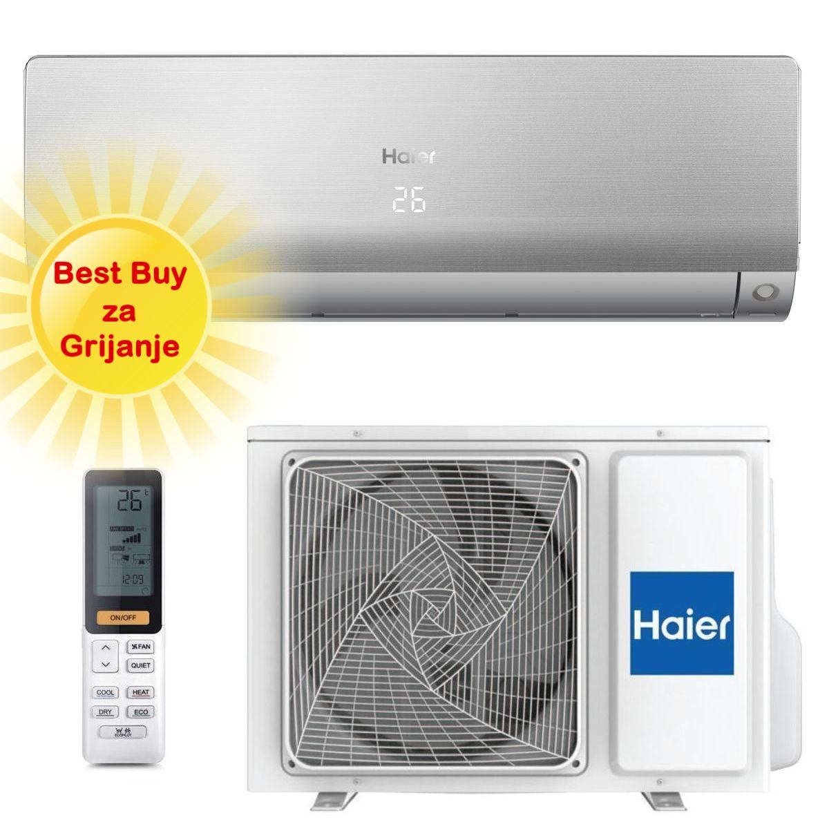 Haier Klima Uređaj 3,5Kw As35S2Sf1Fa-S/1U35Mehfra-1