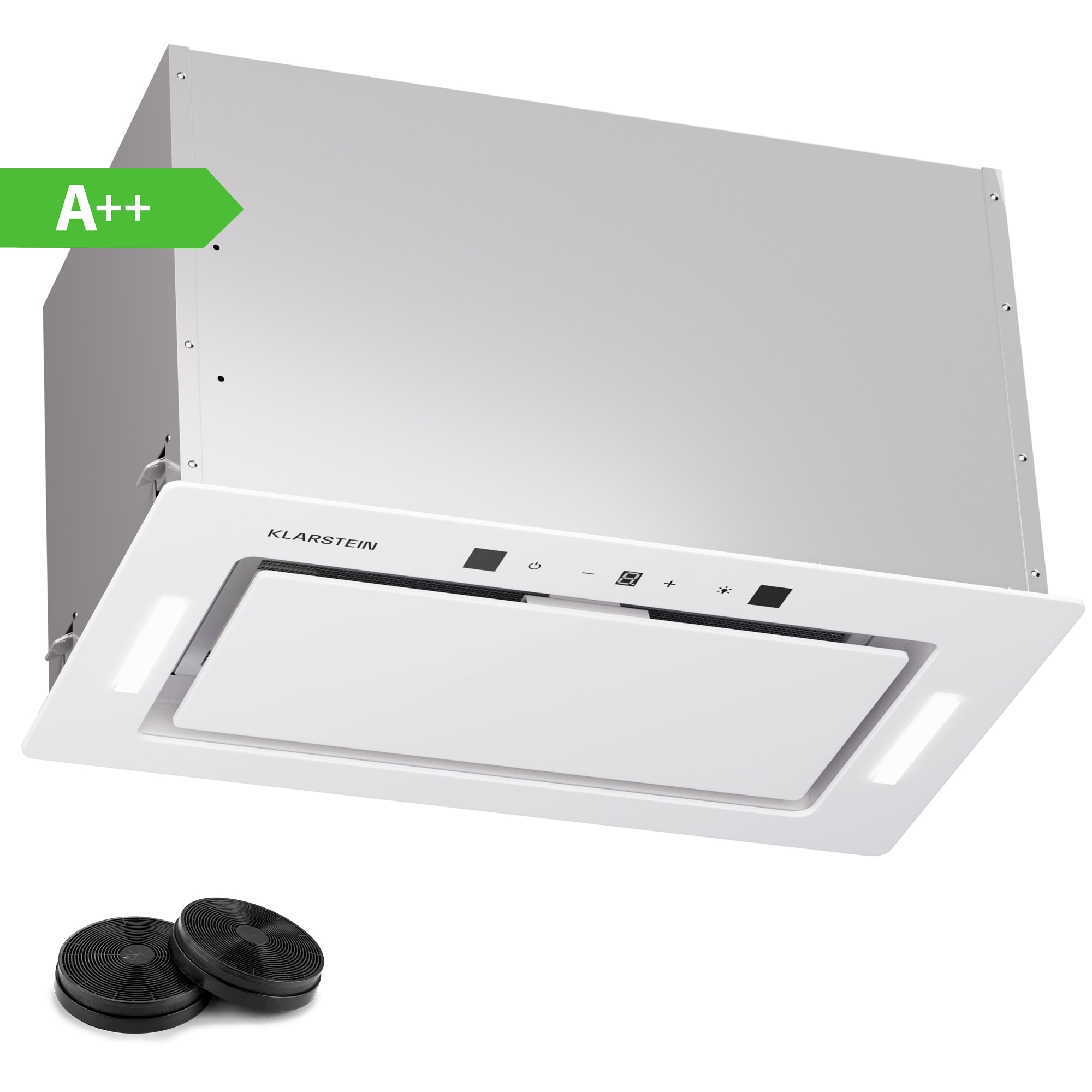 Klarstein Hektor Eco, napa, 52 cm, 466 m3/h, upravljanje na dodir, staklo