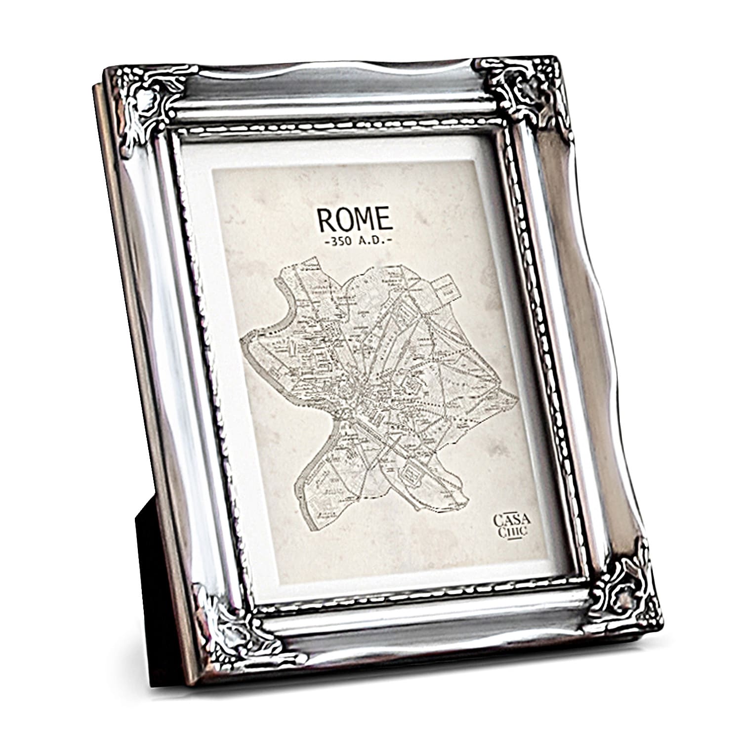 Casa Chic Regent, okvir za slike, pravokutni, fotografije 17 × 12 cm, nosač, staklo, rokoko