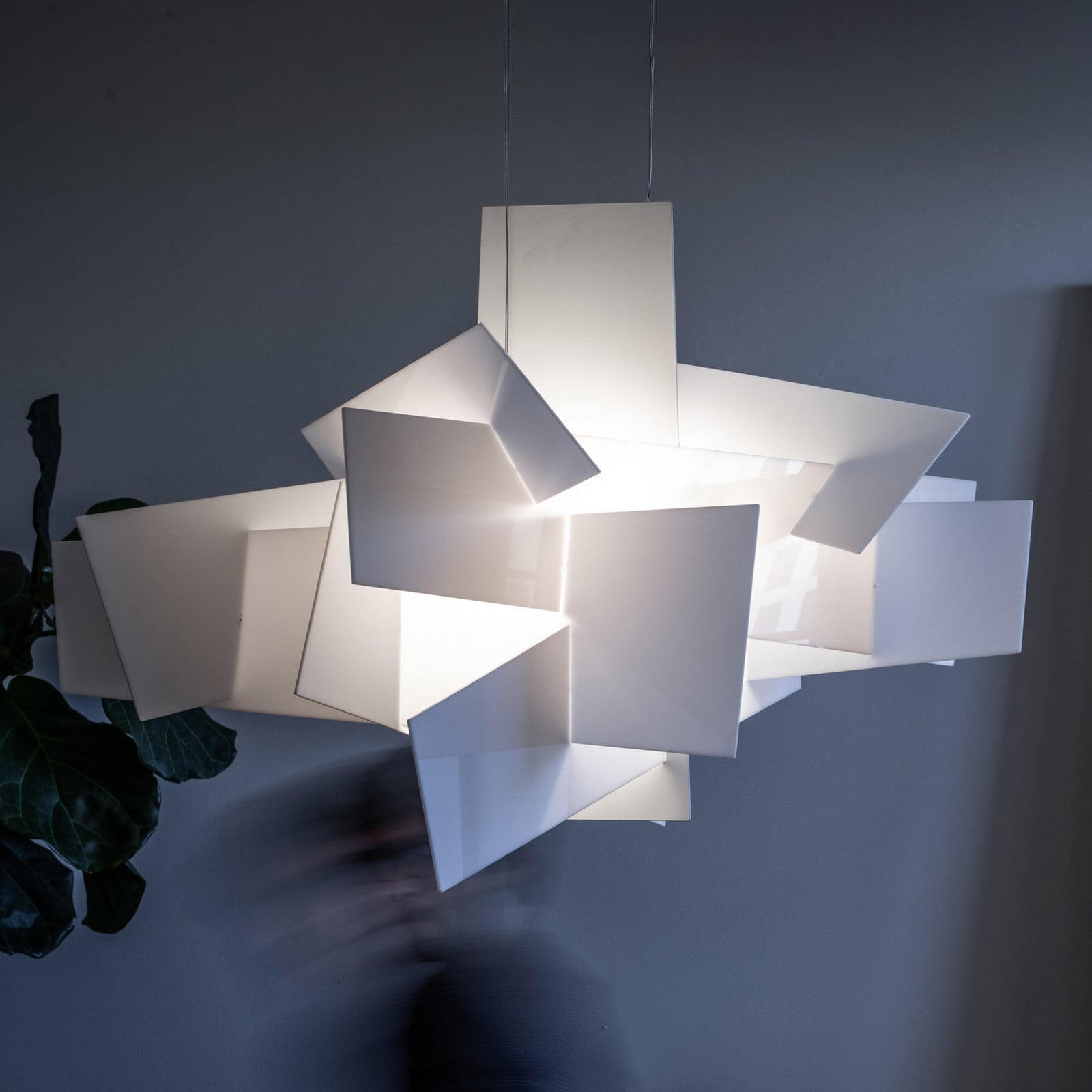 Foscarini Big Bang LED viseća svjetiljka, bijela, Ø 96 cm