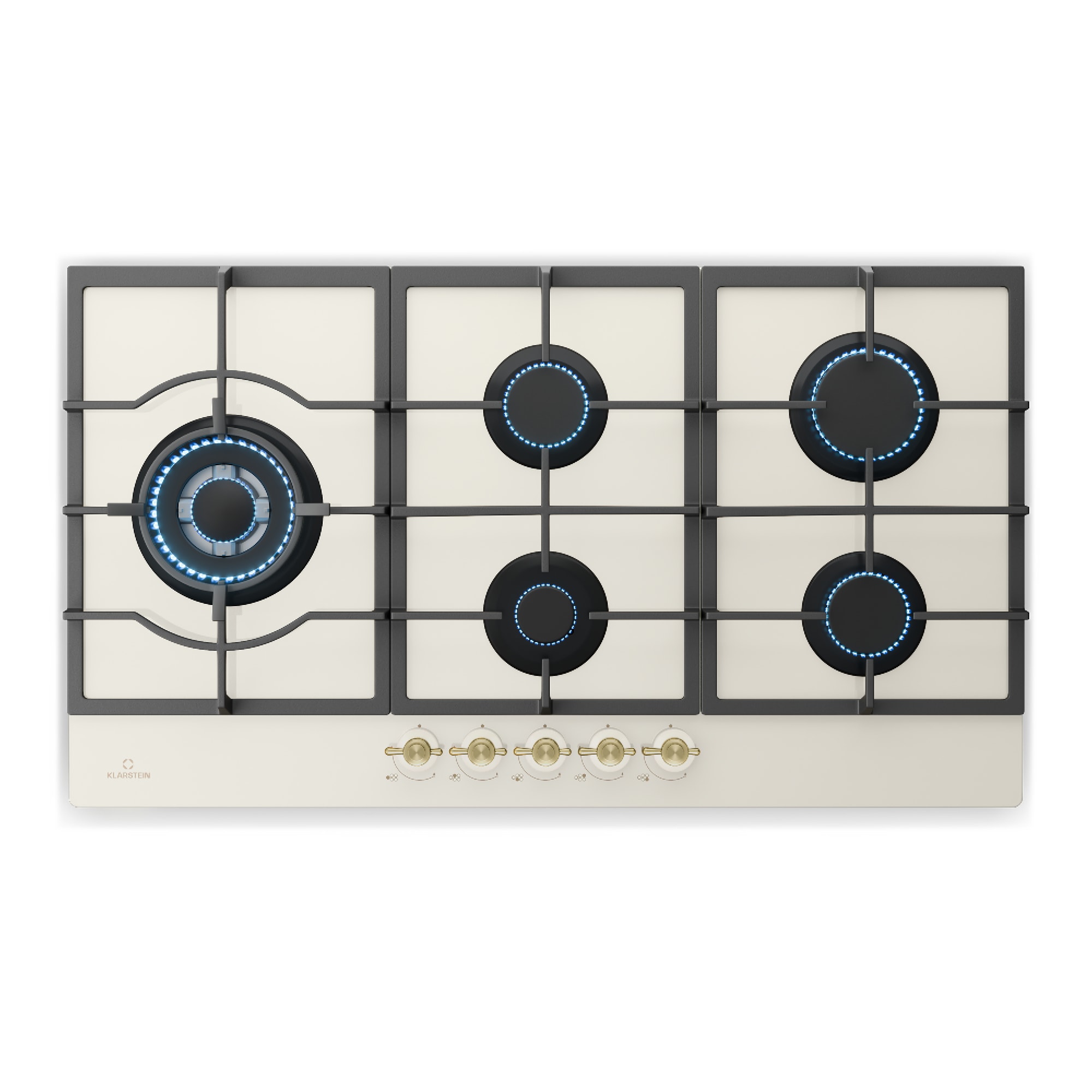Klarstein Victoria Chef Edition, plinska ploča za kuhanje, 5 zona