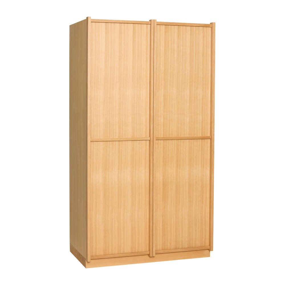 Ormar u dekoru hrasta u prirodnoj boji 100x181x55 cm Kura – Hübsch