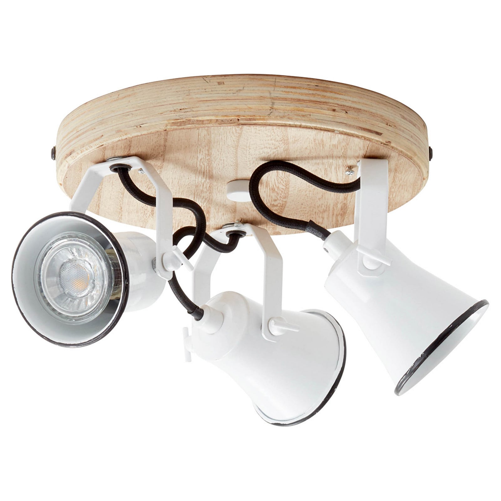 Stropni reflektor Seed sjenila s 3 žarulje bijele boje