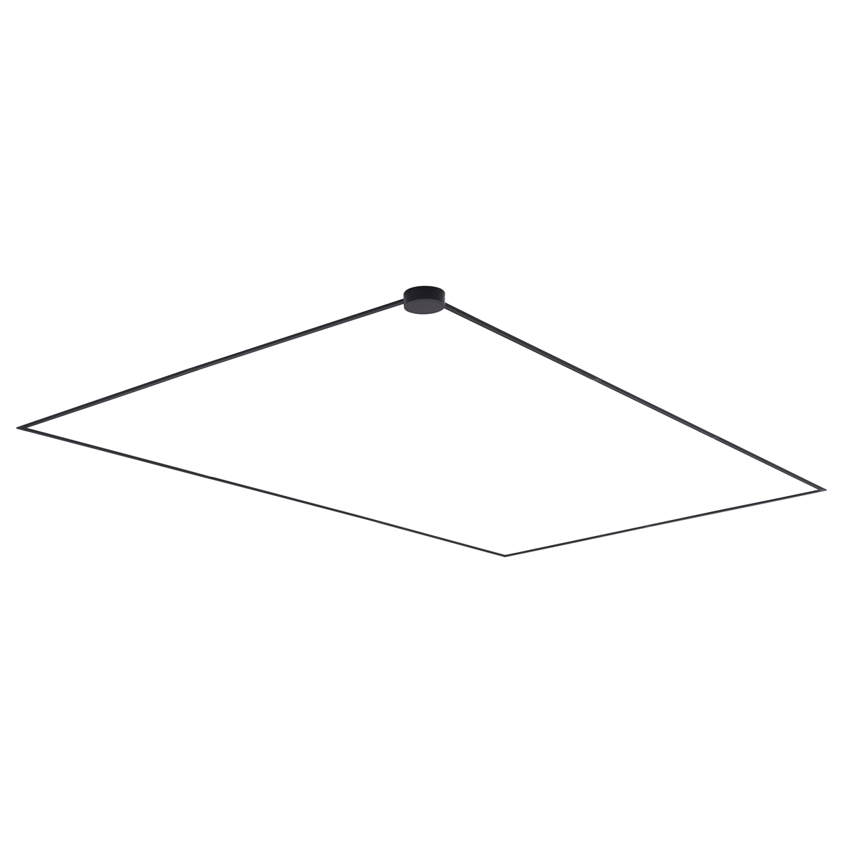 Moderni sustav tračnica za rasvjetu crni 1-fazni 1000 cm s okruglim napajanjem - Magnetic