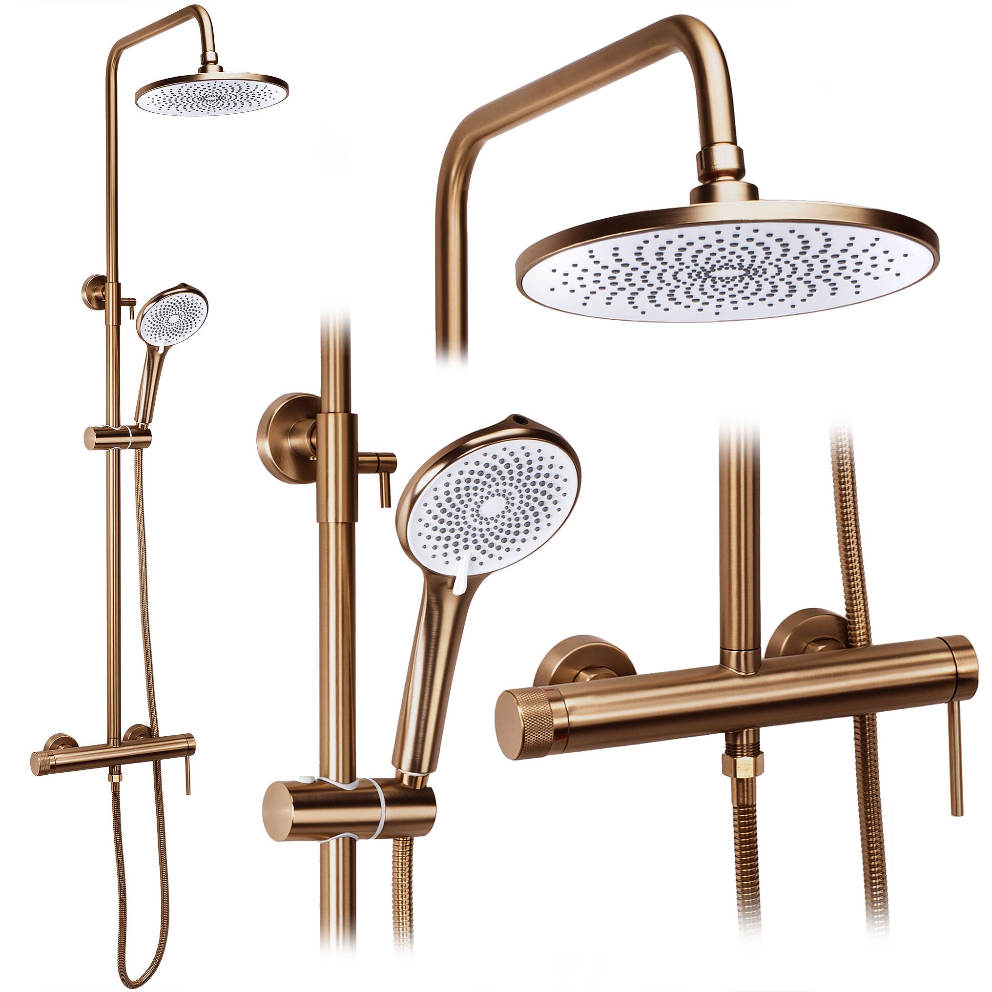 Tuš set Rea Foss Clif Brush Copper
