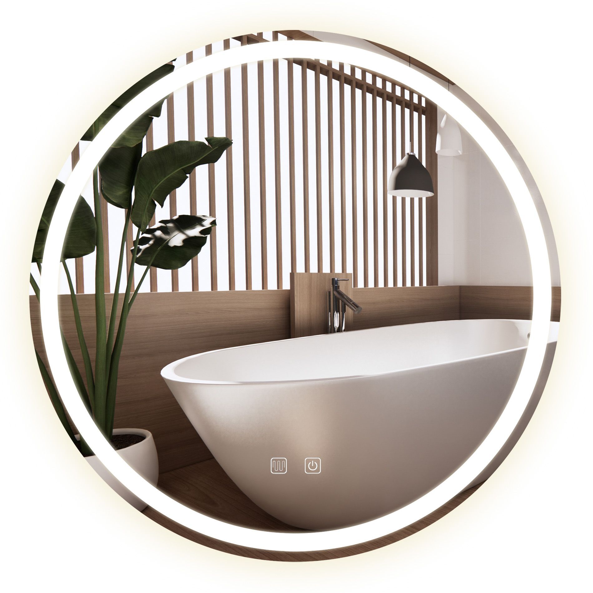 Ogledalo LED 100cm BAS