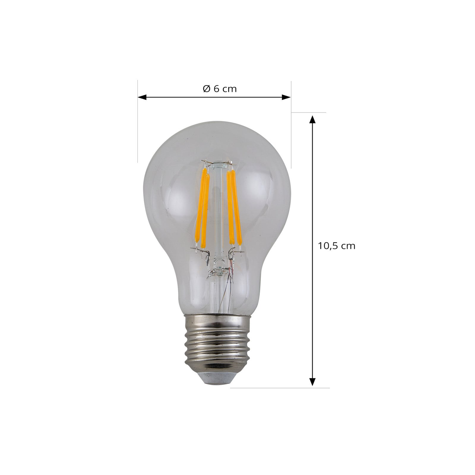 LED žarulja sa žarnom niti, prozirna, E27, 7,2 W, 4000K, 1521 lm