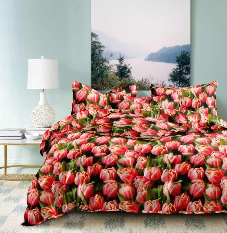 Posteljina "Pink Tulips"