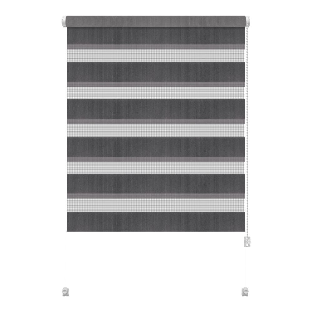 Tamno sive rolete  80x150 cm Zebra – Gardinia