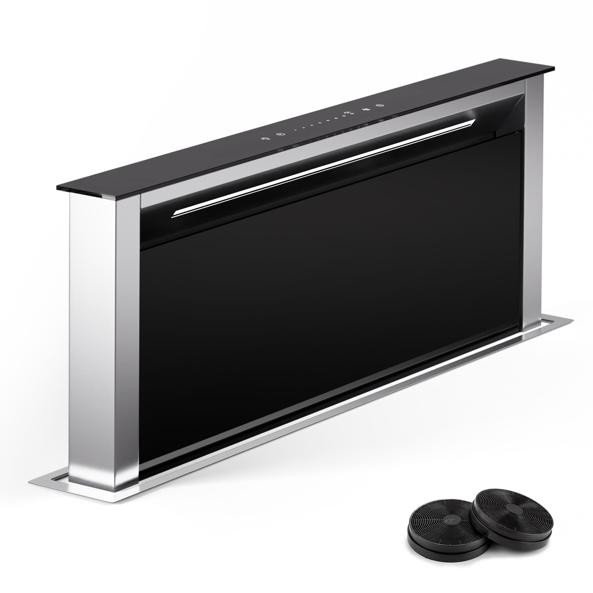 Klarstein Royal Flush Eco 75, napa, 75 cm, 650 m3/h, EEK A++, uključujući filtere s aktivnim ugljenom