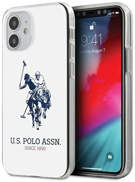 Maska US Polo USHCP12STPUHRWH iPhone 12 mini 5,4" white Shiny Big Logo (USHCP12STPUHRWH)